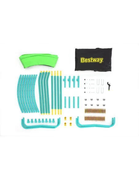 Bestway 59102 trampolino da cortile e per attività ricreative Esterno Ovale Molla elicoidale Trampolino fuori terra