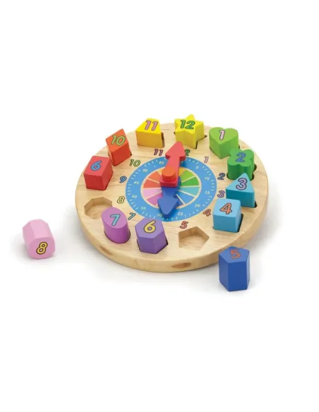 OROLOGIO PUZZLE CON INCASTRI IN LEGNO (VGA59235)