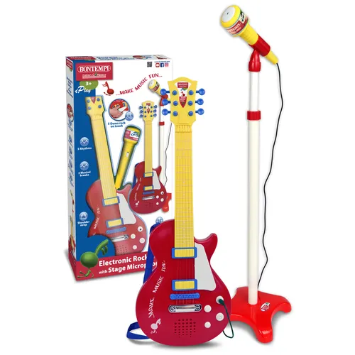 Bontempi Rock Guitar with stand microphone