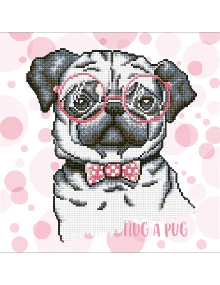Diamond Dotz Hug A Pug