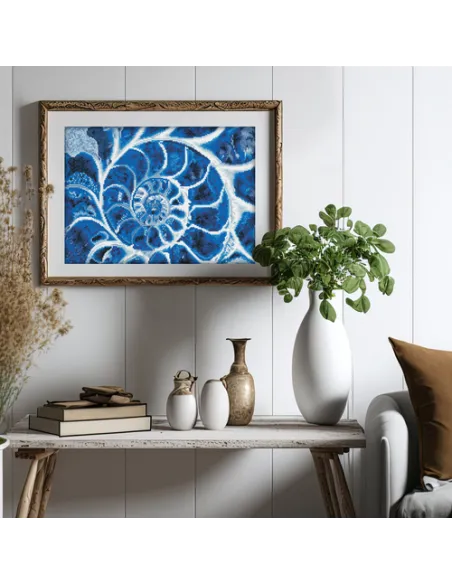 Diamond Dotz Blue Nautilus