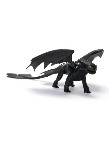 DreamWorks Dragons , How to Train Your Dragon, Toothless, drago da 23 cm, giocattoli per bambini dai 4 anni in su