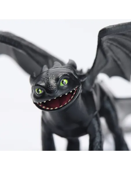 DreamWorks Dragons , How to Train Your Dragon, Toothless, drago da 23 cm, giocattoli per bambini dai 4 anni in su