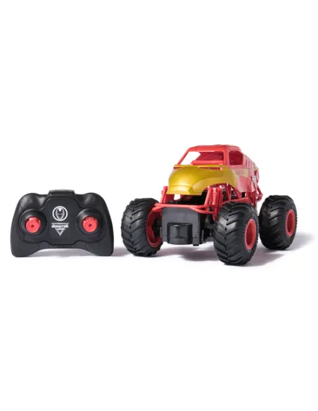Monster Jam , Veicolo Monster Truck Marvel Iron Man RC, in Scala 1:24, Giocattoli per Bambini e Bambine, 3+ Anni