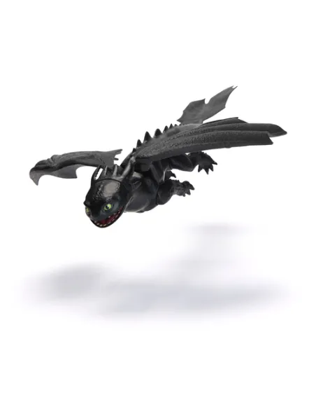 DreamWorks Dragons , How to Train Your Dragon, Toothless, drago da 23 cm, giocattoli per bambini dai 4 anni in su