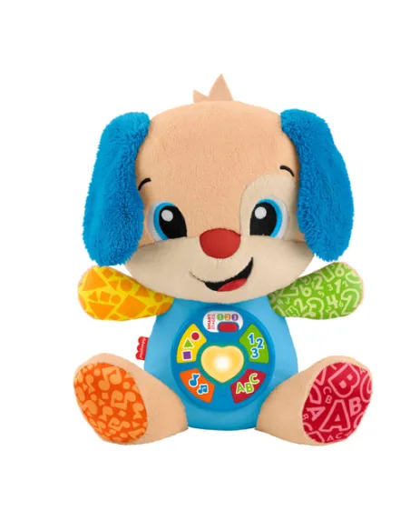 Fisher-Price Laugh & Learn Ridi E Impara Peluche Musicale Cagnolino Smart Stages, Giocattolo Musicale Per L'Apprendimento Per Ne
