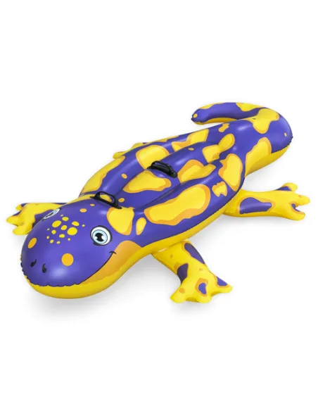 Bestway 41502 galleggiante da piscina e da spiaggia Viola, Giallo Monocromatico Cloruro di polivinile (PVC) Gonfiabile cavalcabi