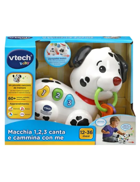 VTech Baby Macchia - 1,2,3, Canta e Cammina con me!