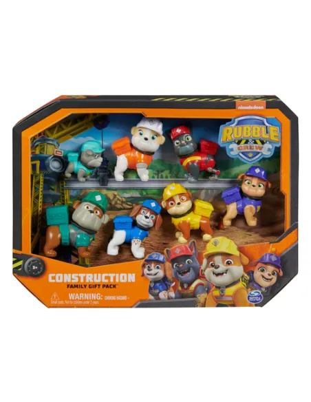 Rubble & Crew , Confezione Regalo, set con 7 personaggi da collezione, giocattoli per bambini e bambine dai 3 anni in su