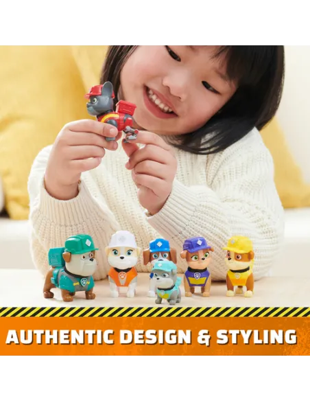 Rubble & Crew , Confezione Regalo, set con 7 personaggi da collezione, giocattoli per bambini e bambine dai 3 anni in su