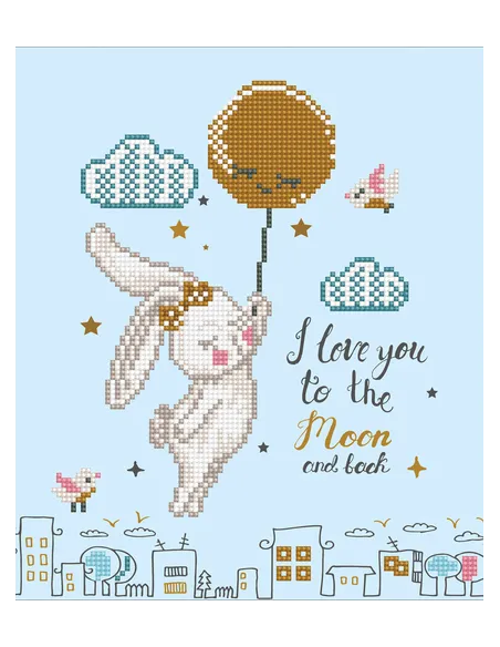 Diamond Dotz Love You to the Moon & Back