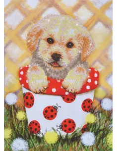 Diamond Dotz Pup In Pot