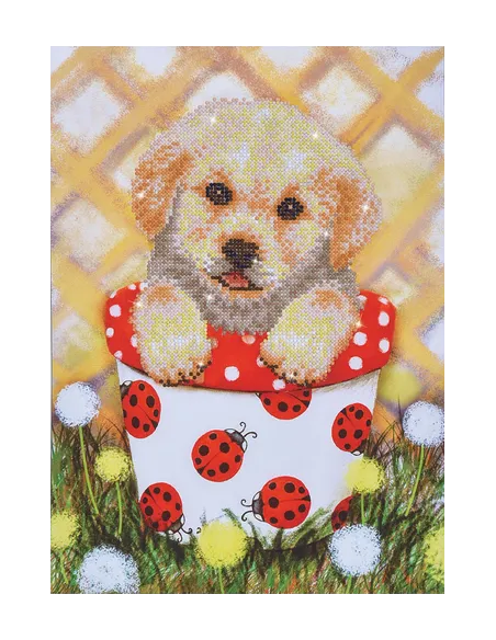 Diamond Dotz Pup In Pot