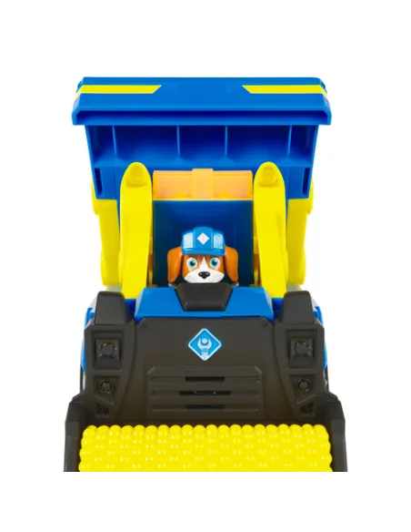 Rubble & Crew , Veicolo da cantiere Deluxe di Wheeler, camion ribaltabile con luci, suoni e personaggio, giocattoli per bambini 