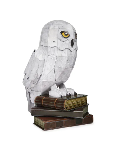 4D Build , Kit di Modellismo da Costruire Adulti, a Tema Harry Potter, Puzzle 3D Edvige da 118 pezzi, Modellini da Costruire, 12