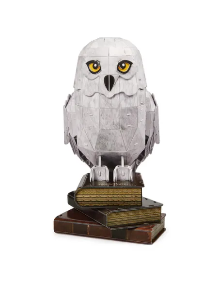 4D Build , Kit di Modellismo da Costruire Adulti, a Tema Harry Potter, Puzzle 3D Edvige da 118 pezzi, Modellini da Costruire, 12