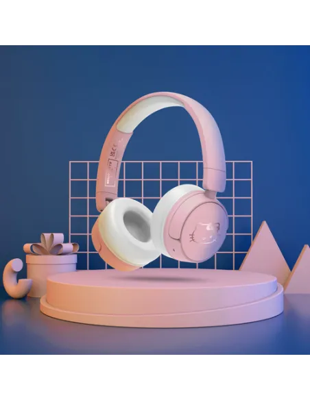 OTL Technologies Hello Kitty Cuffie Con cavo e senza cavo A Padiglione MUSICA USB tipo-C Bluetooth Rosa, Blu
