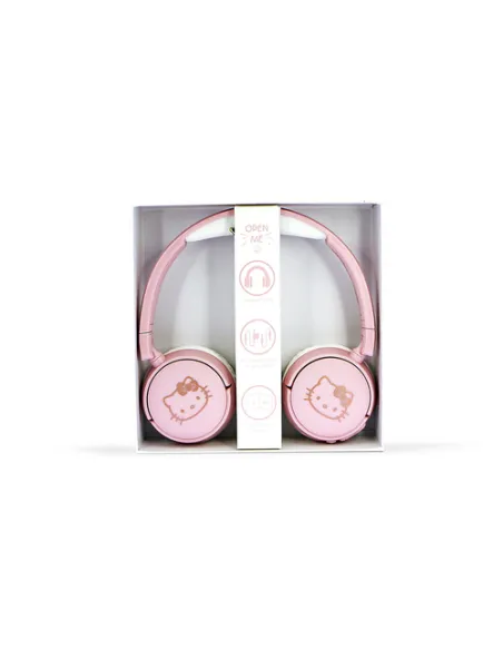 OTL Technologies Hello Kitty Cuffie Con cavo e senza cavo A Padiglione MUSICA USB tipo-C Bluetooth Rosa, Blu