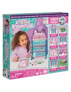 Games Gabby's Dollhouse, Quartier Generale con 8 Giochi...