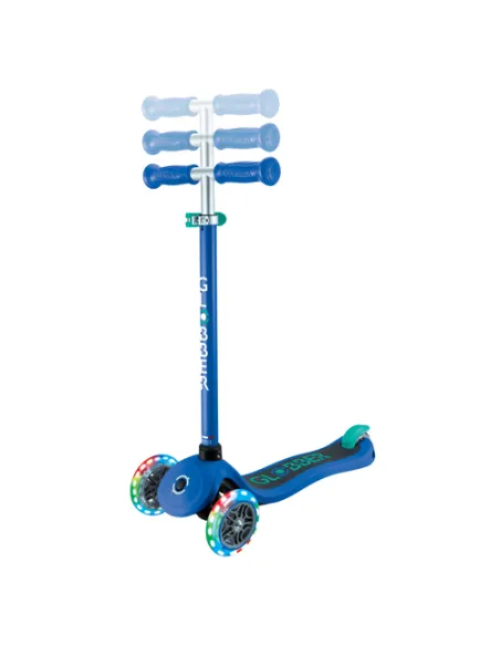 Globber Primo Lights Bambini Monopattino classico Blu, Blu marino