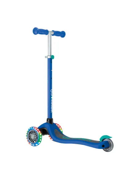 Globber Primo Lights Bambini Monopattino classico Blu, Blu marino