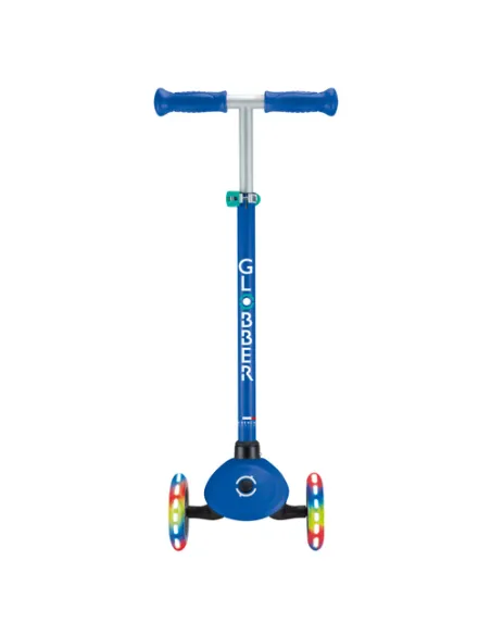 Globber Primo Lights Bambini Monopattino classico Blu, Blu marino