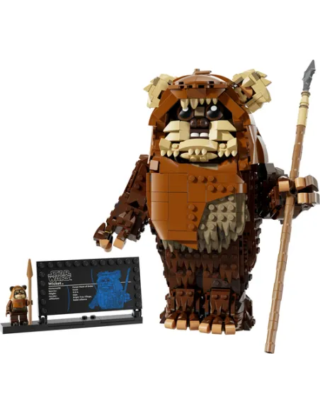 LEGO Star Wars 75430 Wicket l'Ewok Personaggio Giocattolo da Costruire, Kit da Esposizione, Regalo per Bambini e Bambine 12+
