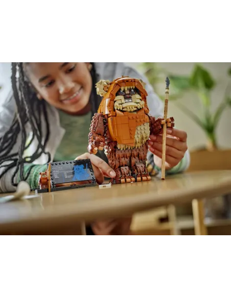 LEGO Star Wars 75430 Wicket l'Ewok Personaggio Giocattolo da Costruire, Kit da Esposizione, Regalo per Bambini e Bambine 12+
