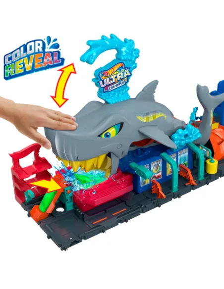 Hot Wheels City Autolavaggio Mega Squalo
