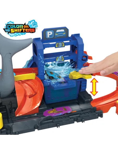 Hot Wheels City Autolavaggio Mega Squalo