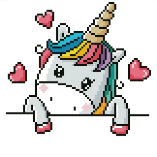 DIAMOND DOTZ UNICORNO BABY IN LOVE (DDZDTZ3.004)