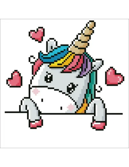 DIAMOND DOTZ UNICORNO BABY IN LOVE (DDZDTZ3.004)