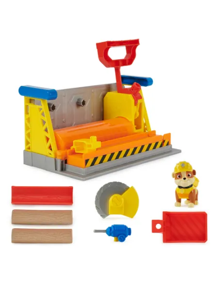 Rubble & Crew , Officina di Rubble, giocattoli da costruzione con sabbia e personaggio di Rubble, giocattoli per bambini e bambi