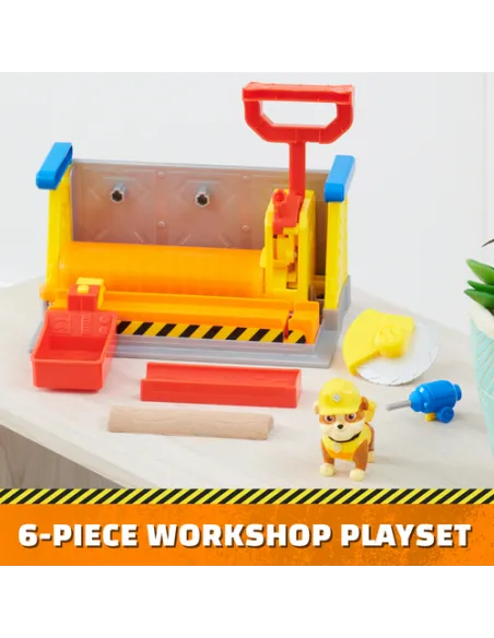 Rubble & Crew , Officina di Rubble, giocattoli da costruzione con sabbia e personaggio di Rubble, giocattoli per bambini e bambi
