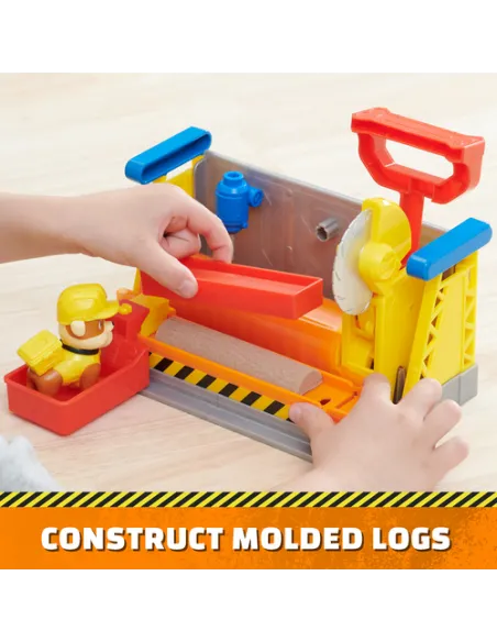 Rubble & Crew , Officina di Rubble, giocattoli da costruzione con sabbia e personaggio di Rubble, giocattoli per bambini e bambi