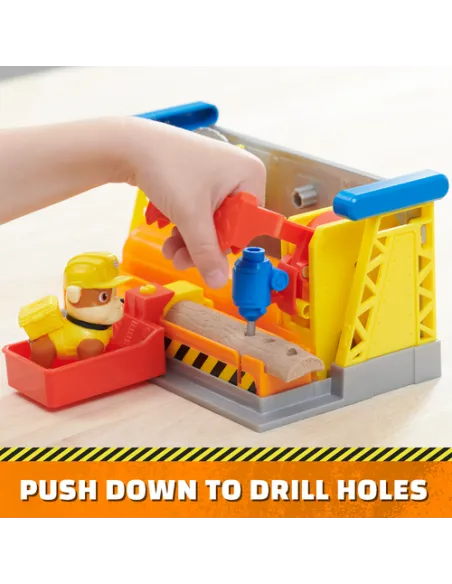 Rubble & Crew , Officina di Rubble, giocattoli da costruzione con sabbia e personaggio di Rubble, giocattoli per bambini e bambi