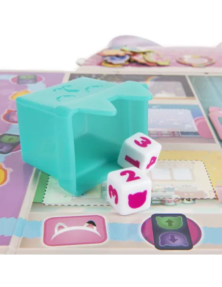 Games Gabby's Dollhouse, for-miao-dabile gioco da tavolo ispirato alla serie DreamWorks Netflix con 4 cerchietti da gattini, boa