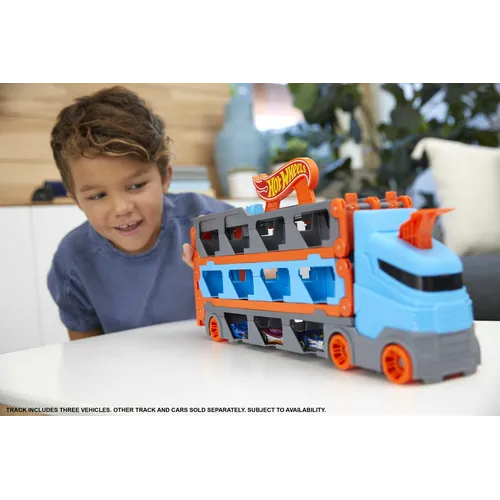 Hot Wheels City HW Camion 2in1 Trasport+Pista