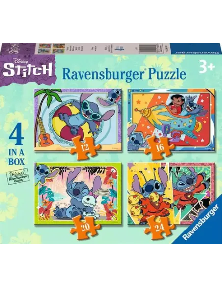 Ravensburger Stitch Puzzle 12 pz Cartoni