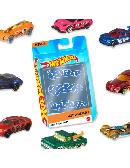 Hot Wheels Confezione 3 veicoli assortimento