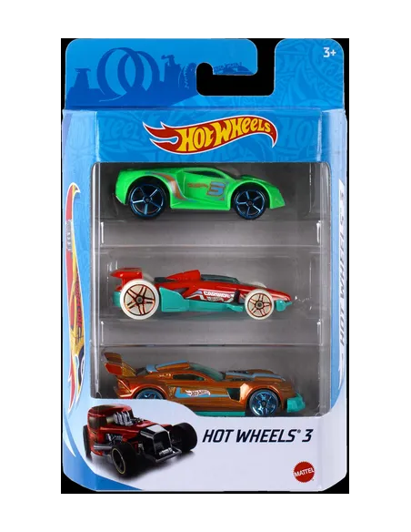 Hot Wheels Confezione 3 veicoli assortimento