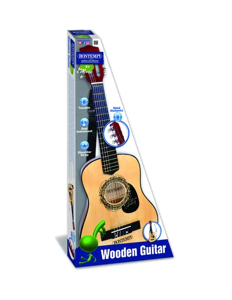 Bontempi Wooden Guitar with 6 strings
