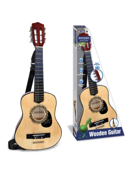 Bontempi Wooden Guitar with 6 strings