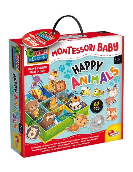 Lisciani Montessori Baby Bacheca Animali E Ambienti