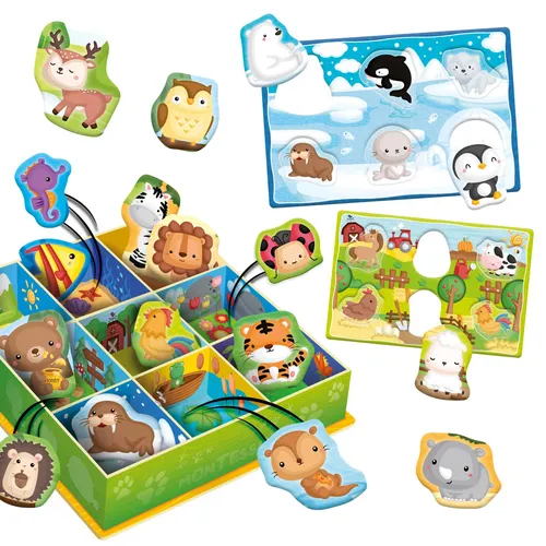 Lisciani Montessori Baby Bacheca Animali E...
