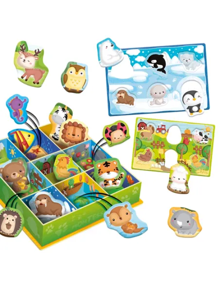 Lisciani Montessori Baby Bacheca Animali E Ambienti