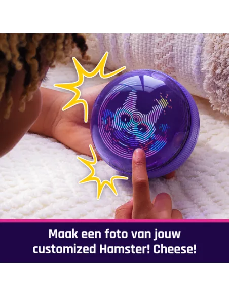 Bitzee , Il tuo Criceto Interattivo, Hamster Ball con oltre 20 criceti all'interno da collezionare, rotola e reagisce al tocco, 