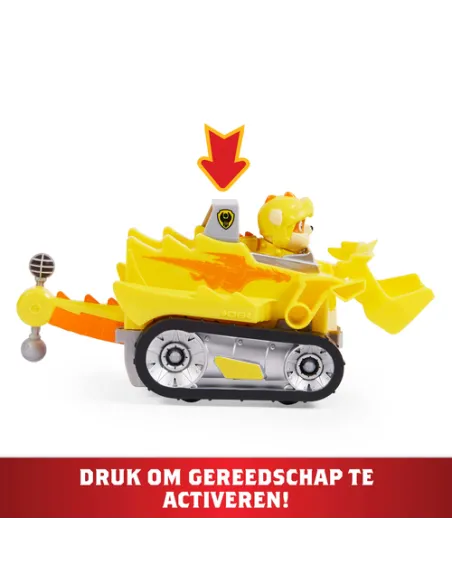 PAW Patrol | Veicolo Rescue Knights di Rubble | Bulldozer con personaggio Giochi bambini dai 3 anni in su