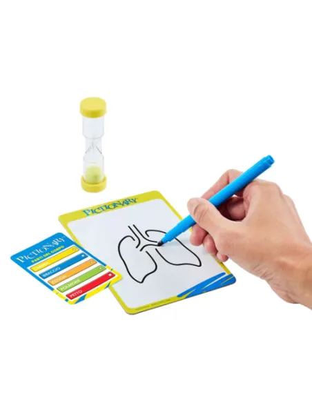 Games Pictionary , Gioco Da Tavolo Per Bambini, Adulti E Serate Giochi in Famiglia Con Lavagnette E Pennarelli Cancellabili
