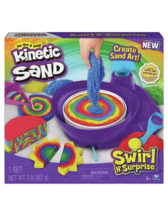 Kinetic Sand |Set Gioco Swirl N' Surprise |Sabbia...